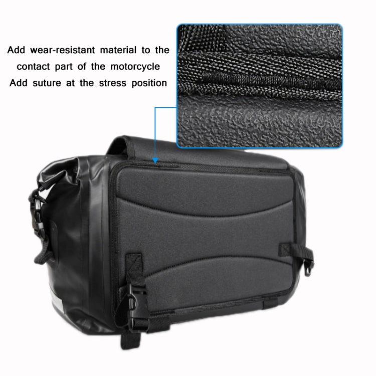 AFISHTOUR FM2021 Large Capacity Waterproof Motorcycle Rear Seat Bag