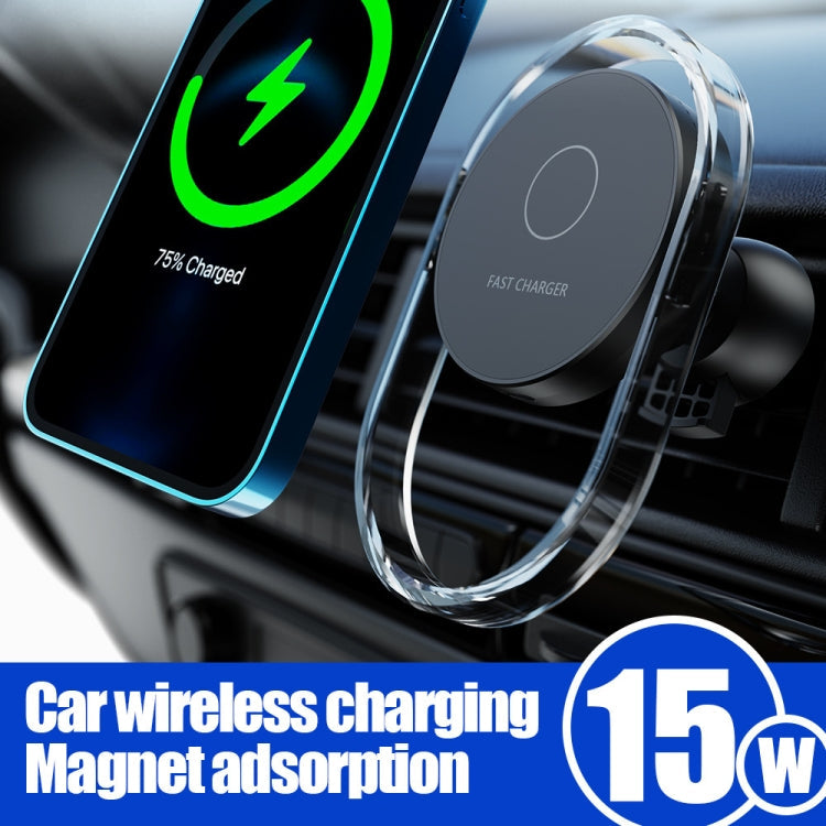 F9199 15W MagSafe Magnetic Car Wireless Charger Phone Bracket ÎҵÄÉ̵ê