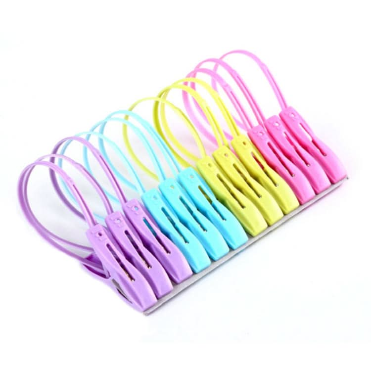 6 Packs Multifunctional Plastic Windproof Quilt Clothes Sock Clip