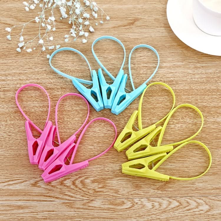 6 Packs Multifunctional Plastic Windproof Quilt Clothes Sock Clip