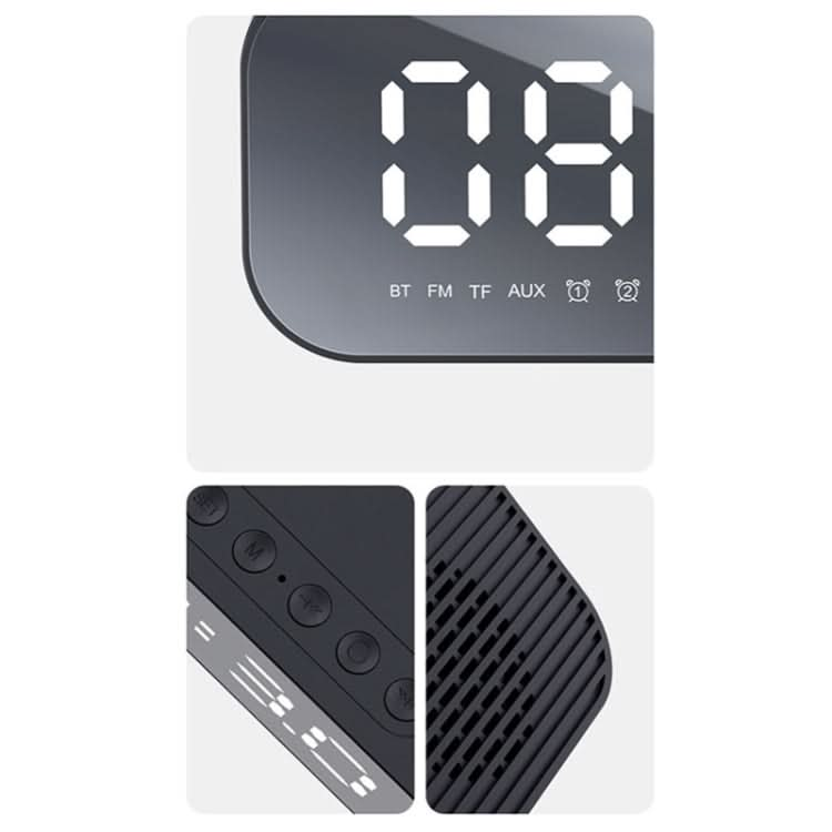 Havit M3 Subwoofer Mini Mirror Clock Bluetooth Speaker, Spsc: