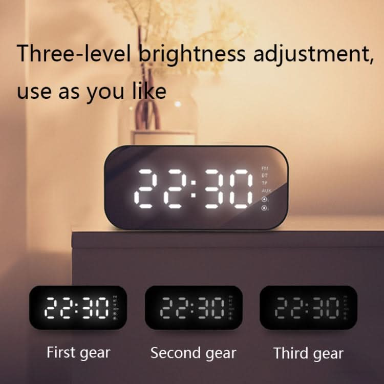 Havit M3 Subwoofer Mini Mirror Clock Bluetooth Speaker, Spsc: