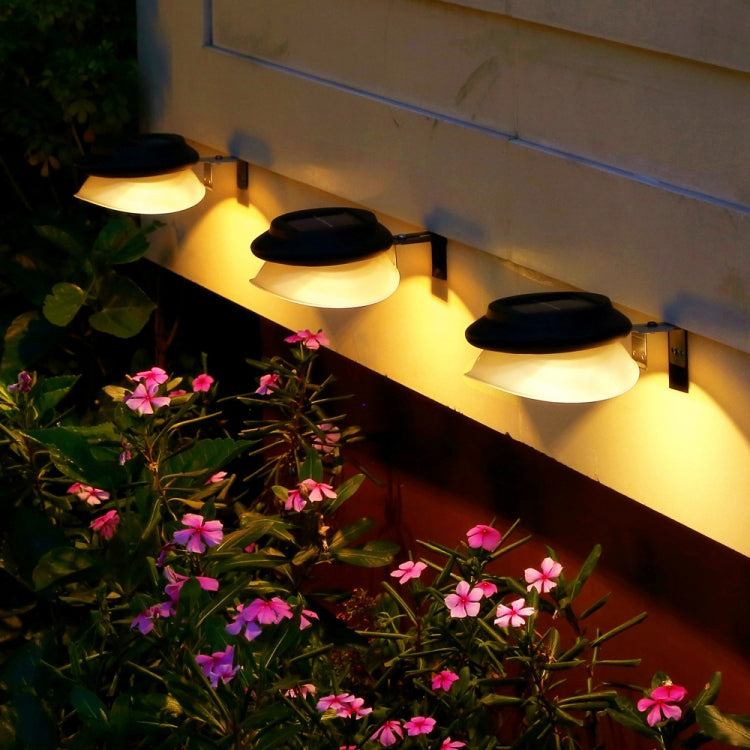 Punch-free Flying Saucer Solar Lamp Outdoor Garden Decoration Wall Lamp