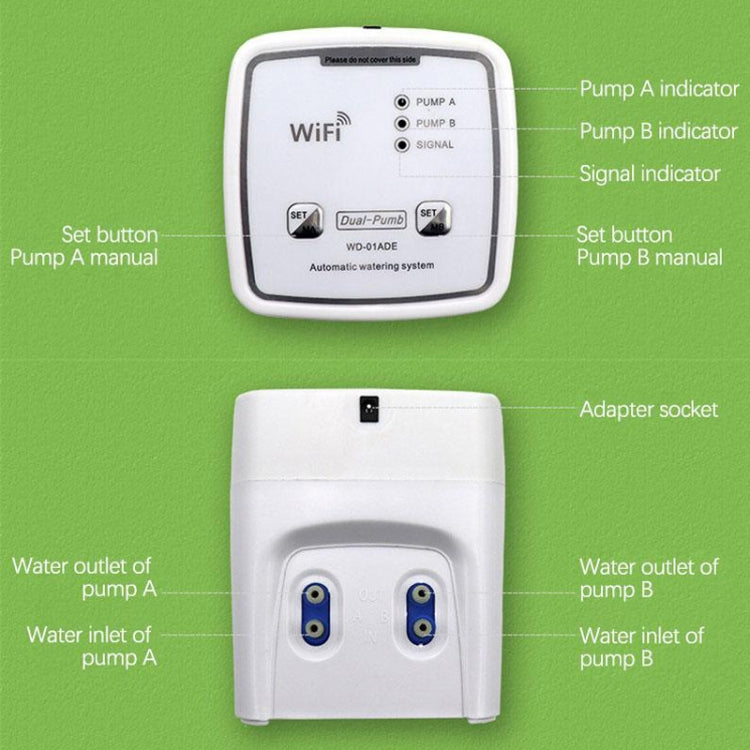 WD-01ADE WIFI Gardening Drip Irrigation Controller My Store