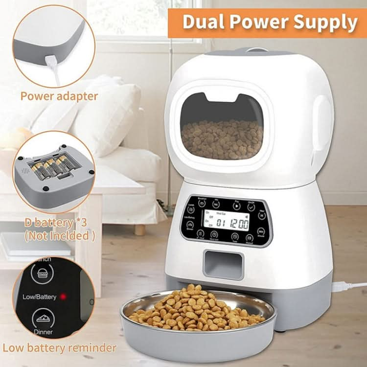 3.5L Elf Pet Feeder Automatic Feeder-Reluova