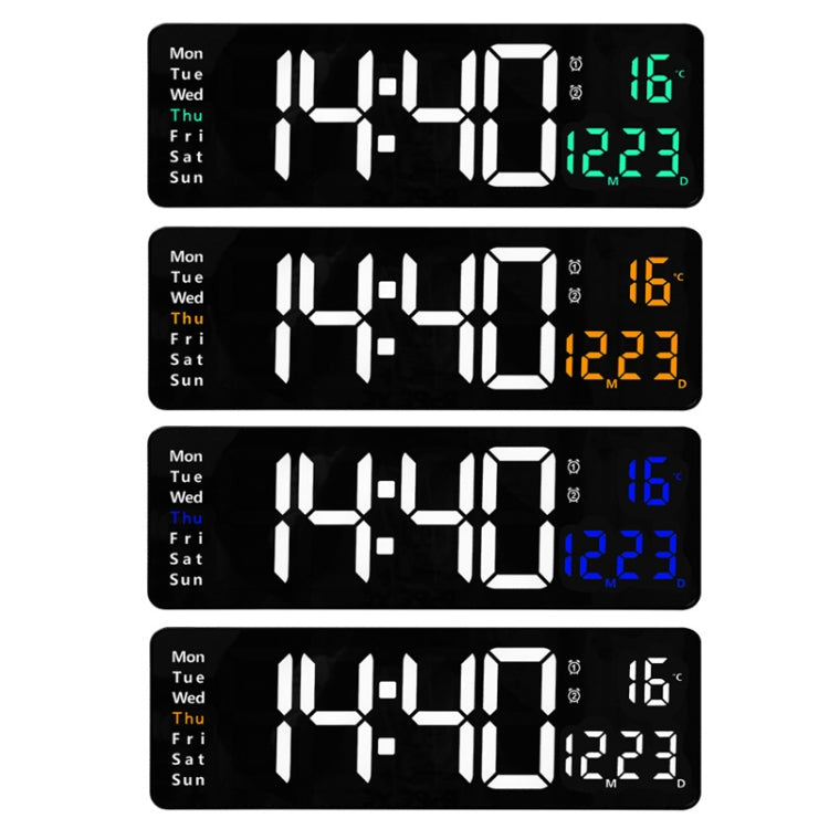 6626 Living Room Wall-Mounted Large Screen Display LED Digital Clock-Reluova