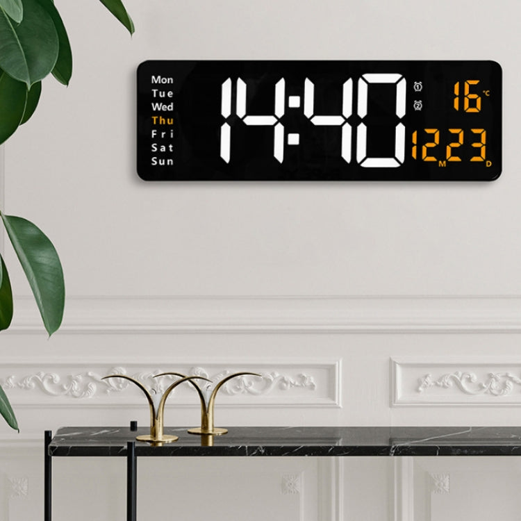 6626 Living Room Wall-Mounted Large Screen Display LED Digital Clock