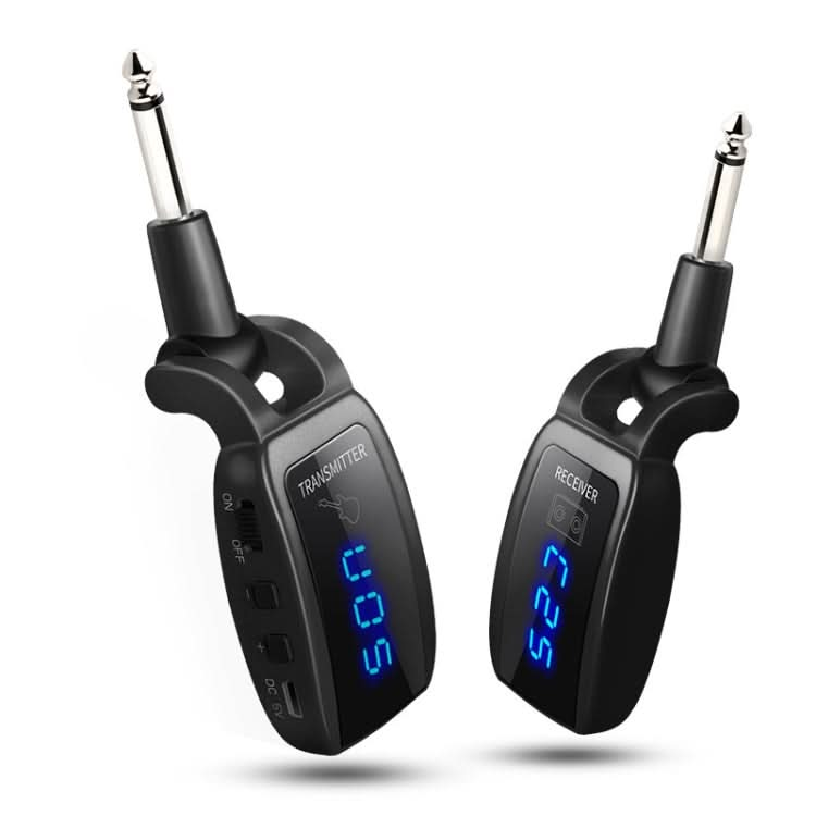 U12DX  6.35mm Jack Wireless Guitar Transmitter Receiver Rechargeable Adapter Reluova