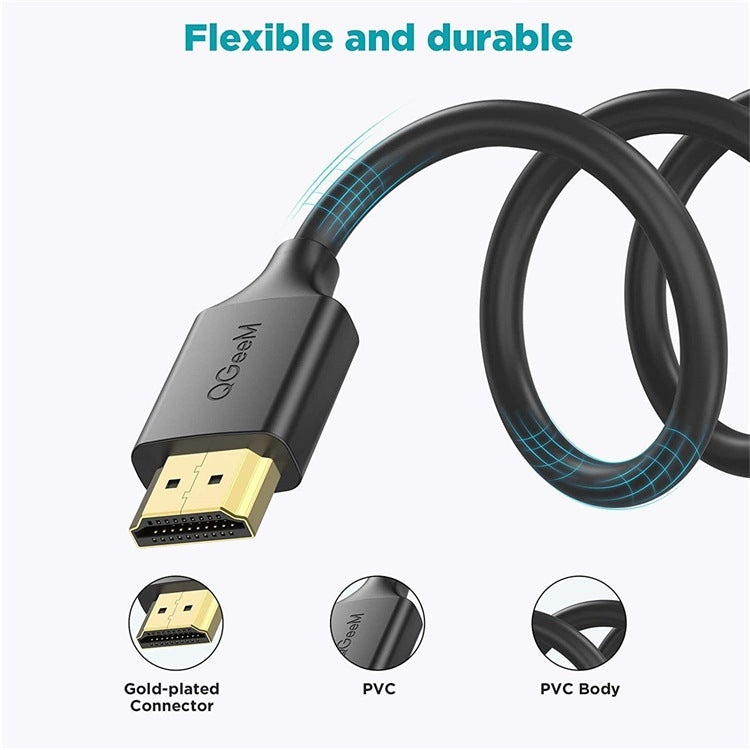 QGeeM QG-AV16 HD TV Blu-Ray Projection HDMI TV Cable Supports 4K My Store