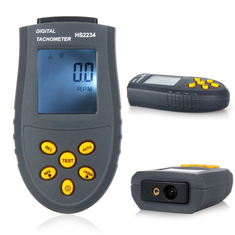 HS2234 Non-contact Laser Tachometer Digital Display Motor Tachometer