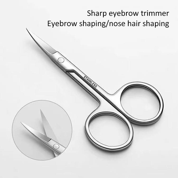 5 PCS Stainless Steel Elbow Eyebrow Trimming Scissors-Reluova