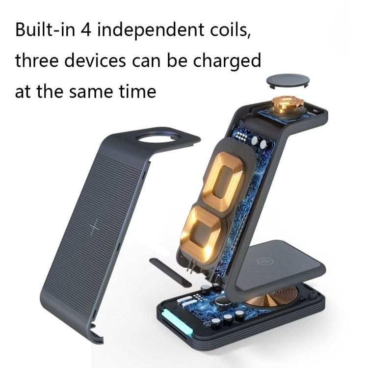 D2 3 In 1 15W Wireless Vertical Charger