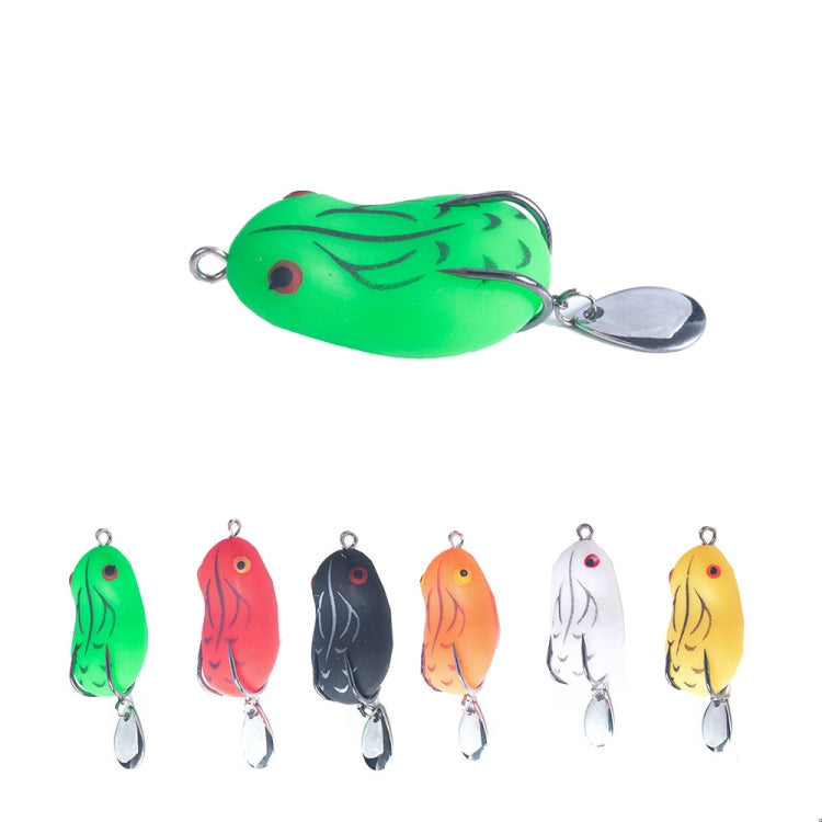 2 PCS HENGJIA Lure Sequins Double Hook Thunder Frog