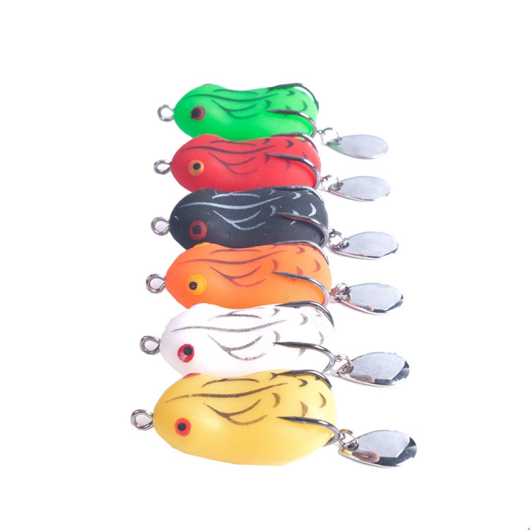 2 PCS HENGJIA Lure Sequins Double Hook Thunder Frog