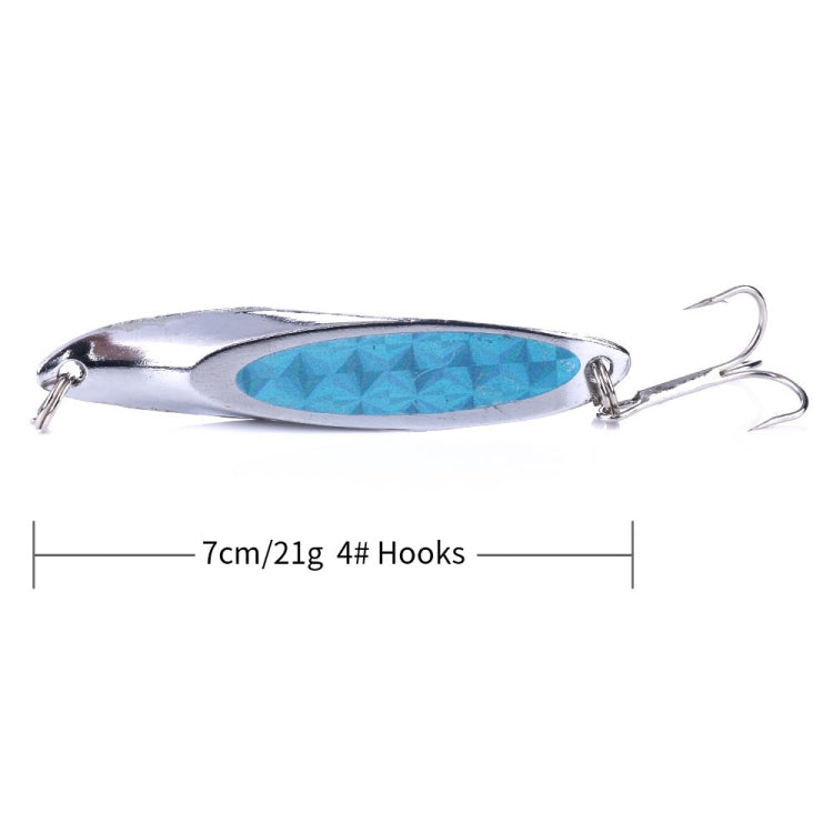 4 PCS HEGNJIA SP071 7cm 21g Seabass Sequin Lure-Reluova