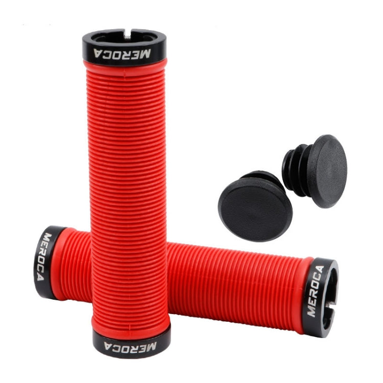 MEROCA Mountain Bike Anti-slip Shock Absorber Riding Grip Cover, Style: Reluova