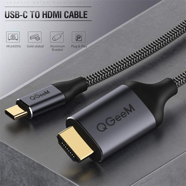 QGeeM QG-UA09 Type-C To HDMI Cable