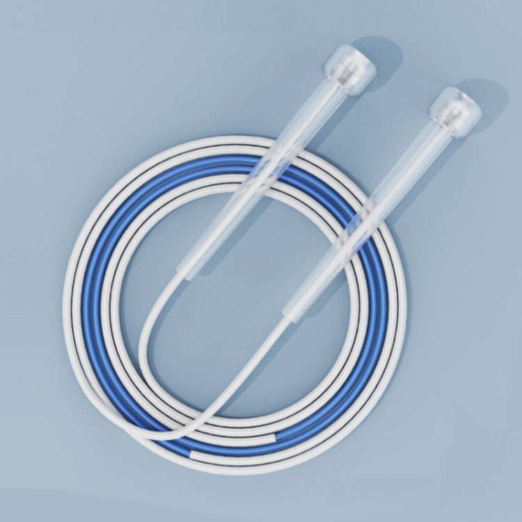 Children Speed Skipping Sports Rope, Style: 2 Sections 2.8m (White Blue)