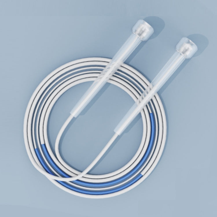 Children Speed Skipping Sports Rope, Style: 2 Sections 2.8m (White Blue)