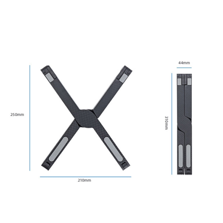 X1 Plastic Silicone Non-Slip Foldable Laptop Stand