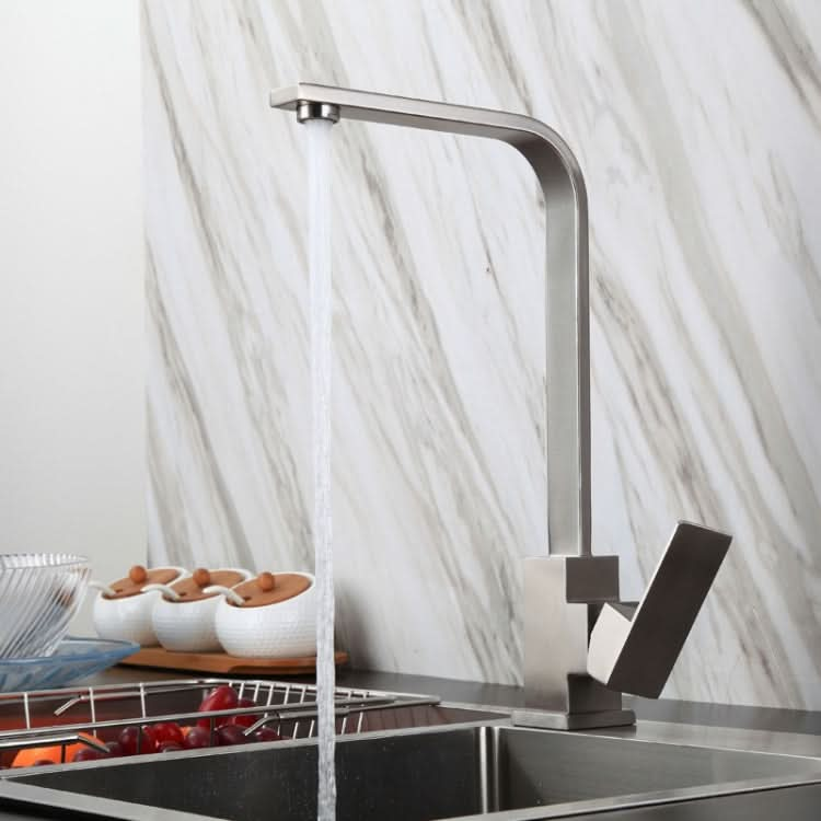 Kitchen 304 Stainless Steel Rotatable Hot And Cold Water Faucet Reluova