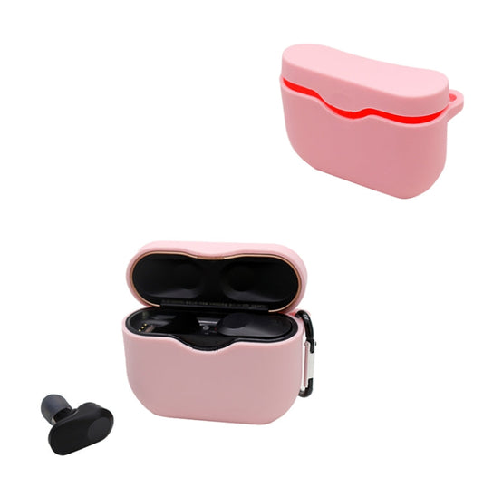 2 PCS Bluetooth Earphone Silicone Protective Cover with Hook For Sony WF-1000XM3