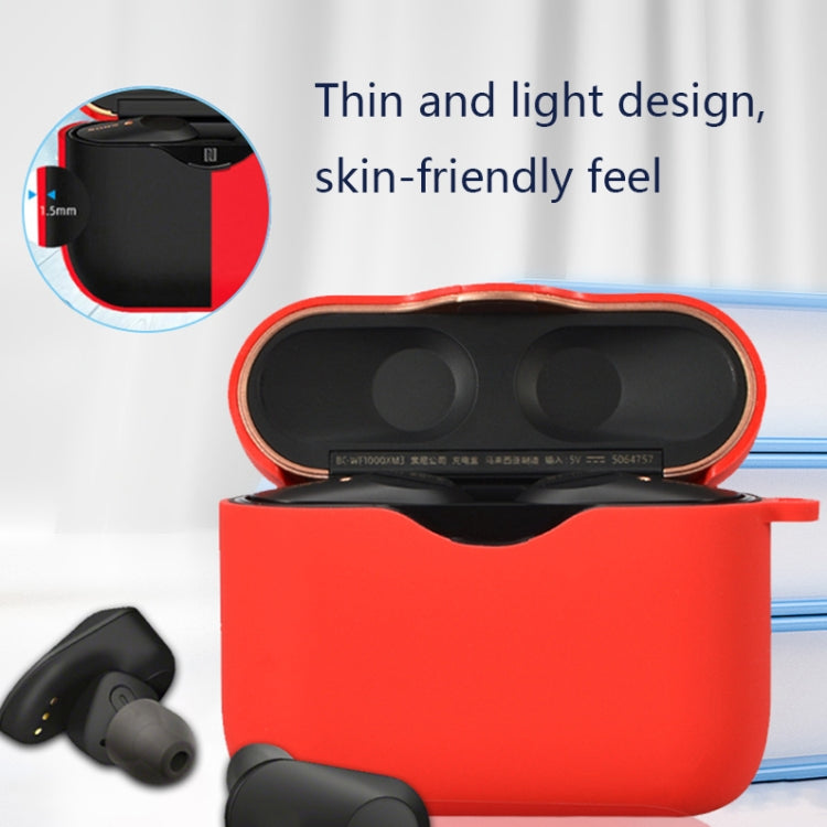 2 PCS Bluetooth Earphone Silicone Protective Cover with Hook For Sony WF-1000XM3-Reluova