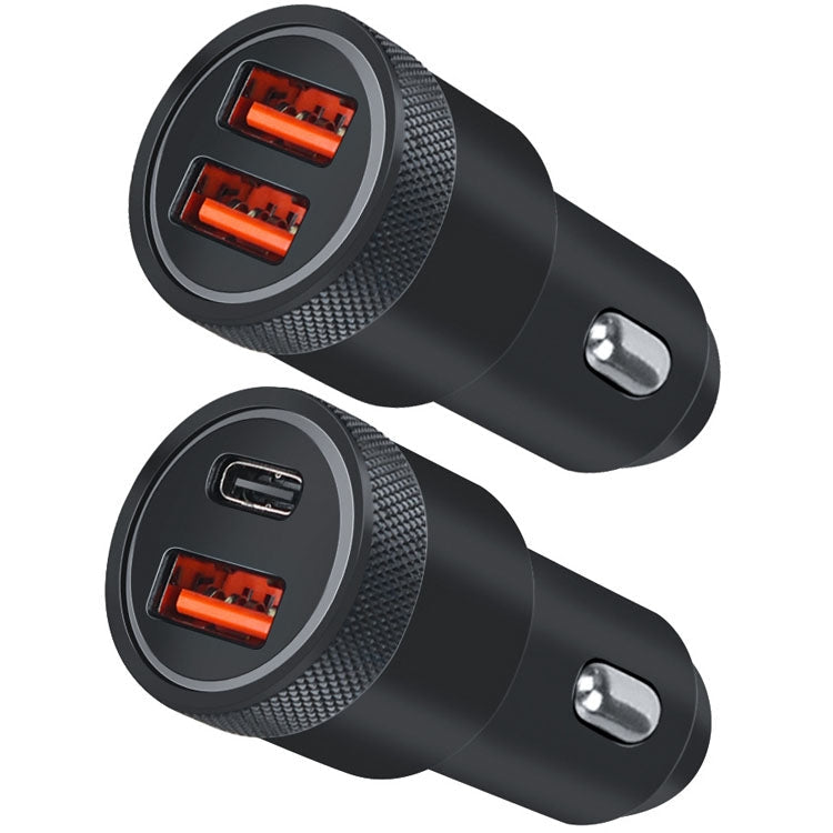 Aluminum Alloy Cigarette Lighter Applicable Car Charger