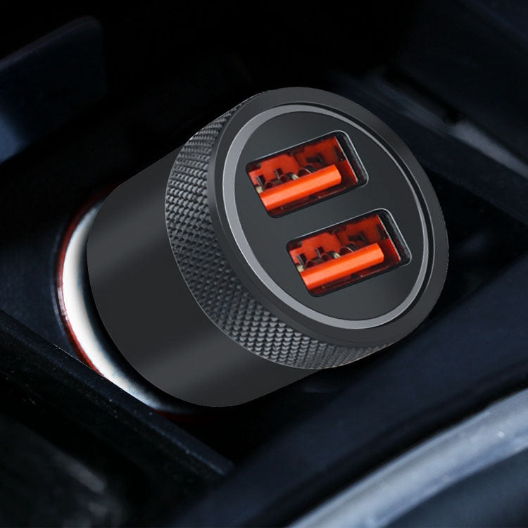 Aluminum Alloy Cigarette Lighter Applicable Car Charger