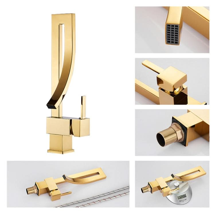 All-copper Rotatable Countertop Basin Hot And Cold Water Faucet - Reluova