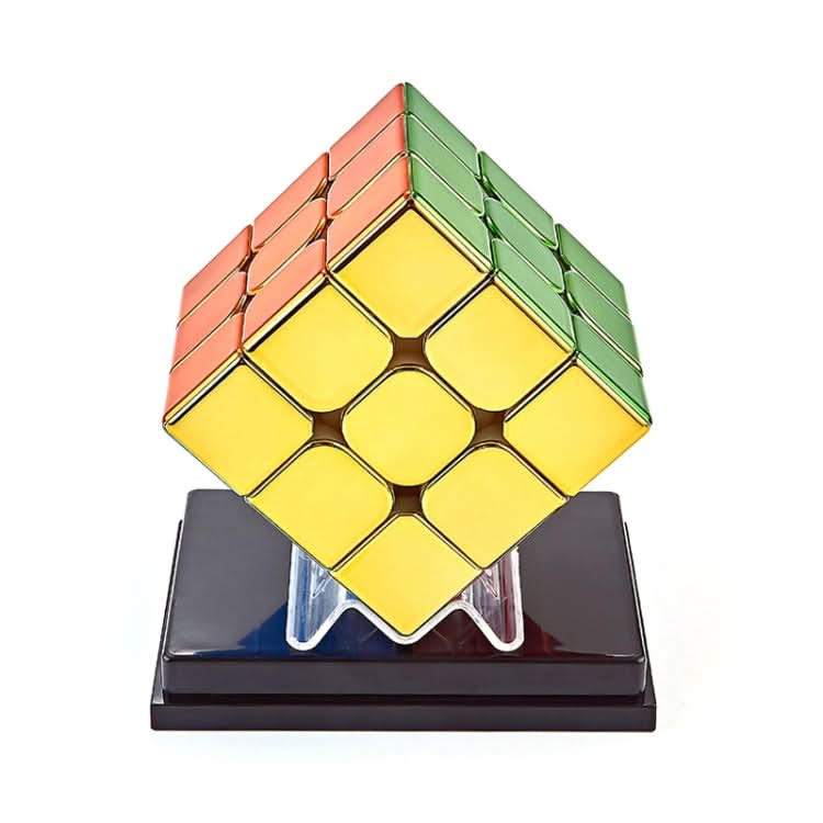 Electroplating Third-Order Magic Cube Educational Toys, Style: Reluova