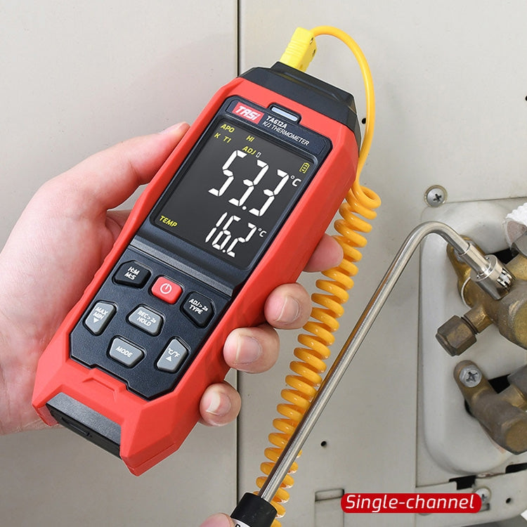 TASI Contact Temperature Meter K-Type Thermocouple Probe Thermometer, Style: