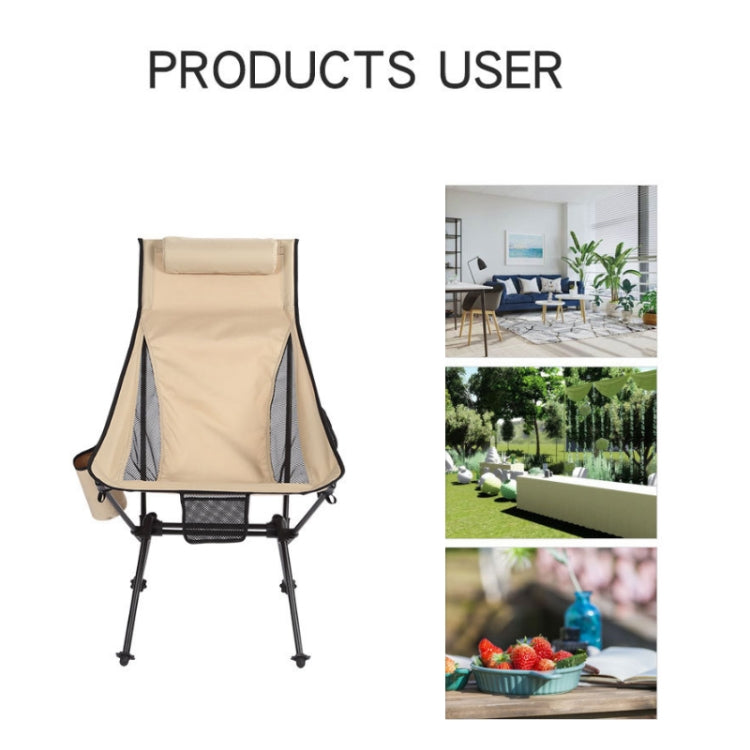 Outdoor Camping Aluminum Alloy Portable Folding Beach Chair Reluova