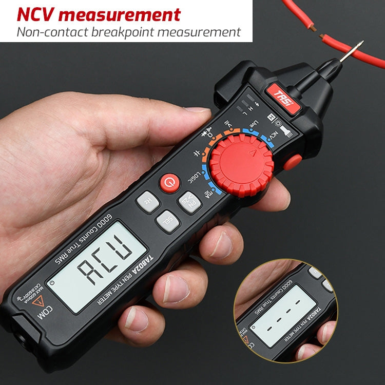 TASI Pen Multimeter Small Portable Intelligent Universal Table, Style: