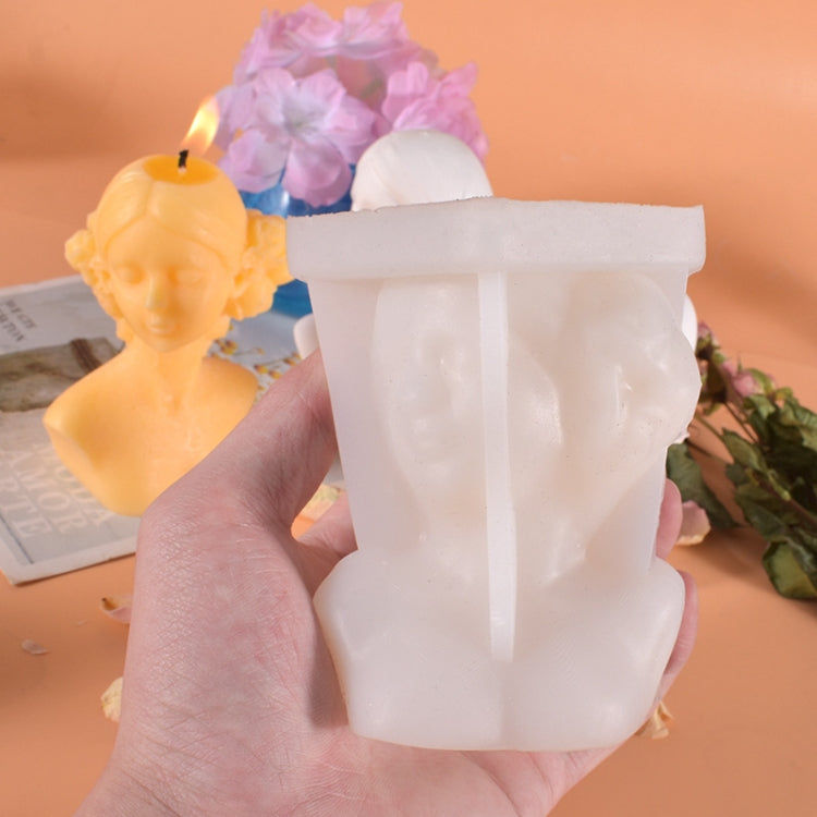 Aromatherapy Plaster Mold Rose Beauty Candle Silicone Mold, Style: