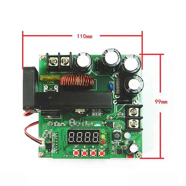 High Power DC-DC Adjustable Boost Module Digital Boost Circuit Board Reluova