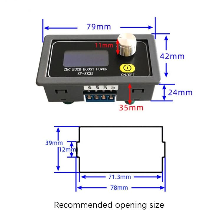 5-30V Adjustable DC Voltage Regulator Power Module Solar Charge Reluova