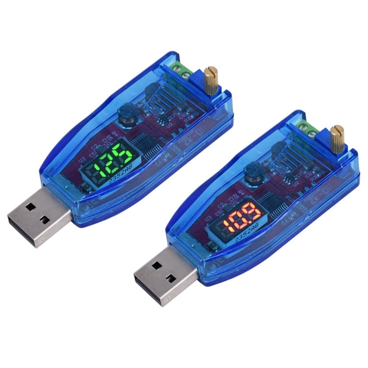 5V To 1-24V DC-DC USB Adjustable Power Supply Regulator Module, Color Random Delivery Reluova