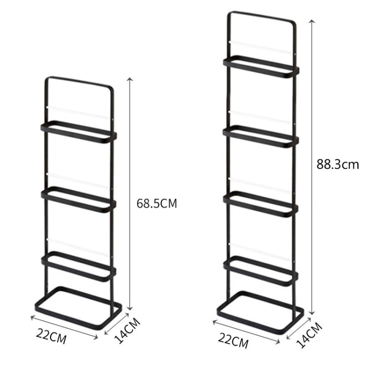 HP20210319 Home Carbon Steel Portable Vertical Slipper Rack, Spec: My Store