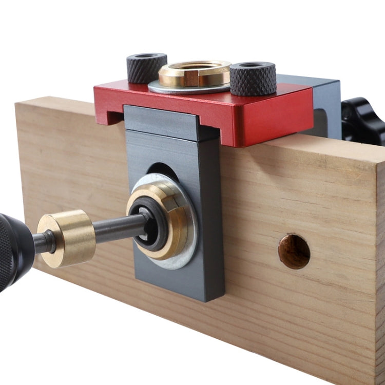 3 In 1 Punching Locator Round Wooden Connectors Open Machine