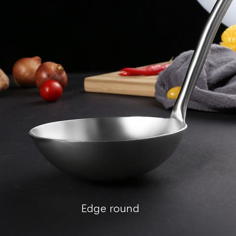 304 Stainless Steel Kitchen Equipment Thickened Hollow Handle Cooking Tool, Style:-Reluova