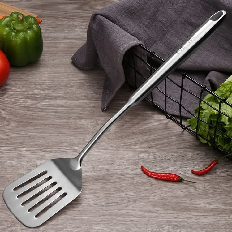 304 Stainless Steel Kitchen Equipment Thickened Hollow Handle Cooking Tool, Style:-Reluova