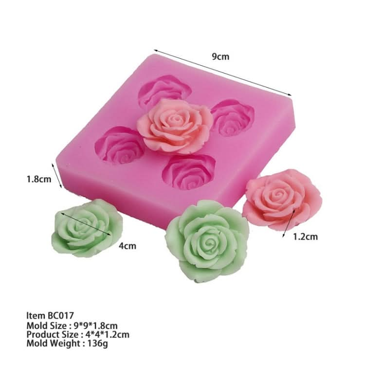 Flower Silicone Mould Handmade Soap Fondant Cake Decoration Reluova