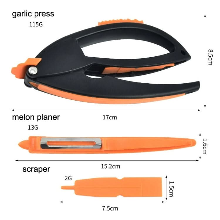 Multifunctional Fruit Peeler and Garlic Press Reluova