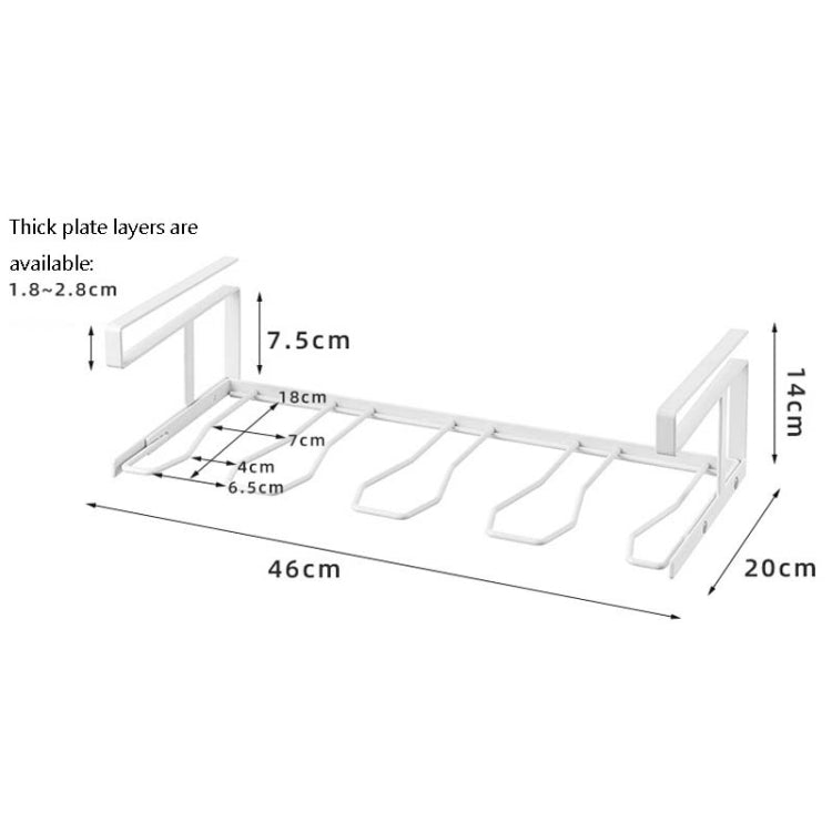 HP220110 Shoe Cabinet Partition Boot Storage Rack