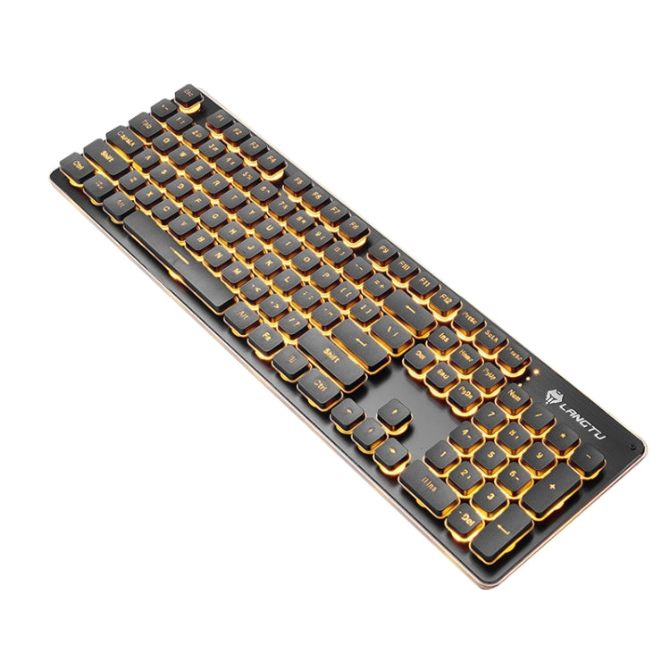 LANGTU L1 104 Keys USB Home Office Film Luminous Wired Keyboard, Cable Length:1.6m My Store