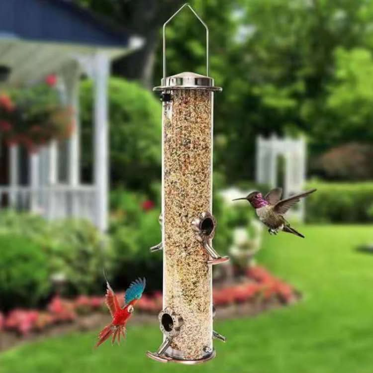 Outdoor Garden Hanging Metal Bird Automatic Feeder - Reluova