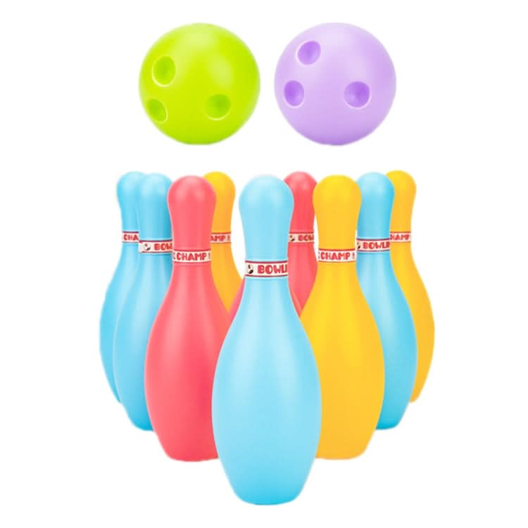 3 Sets Children Sports Recreation Plastic Bowling Toy Set, Size: Reluova