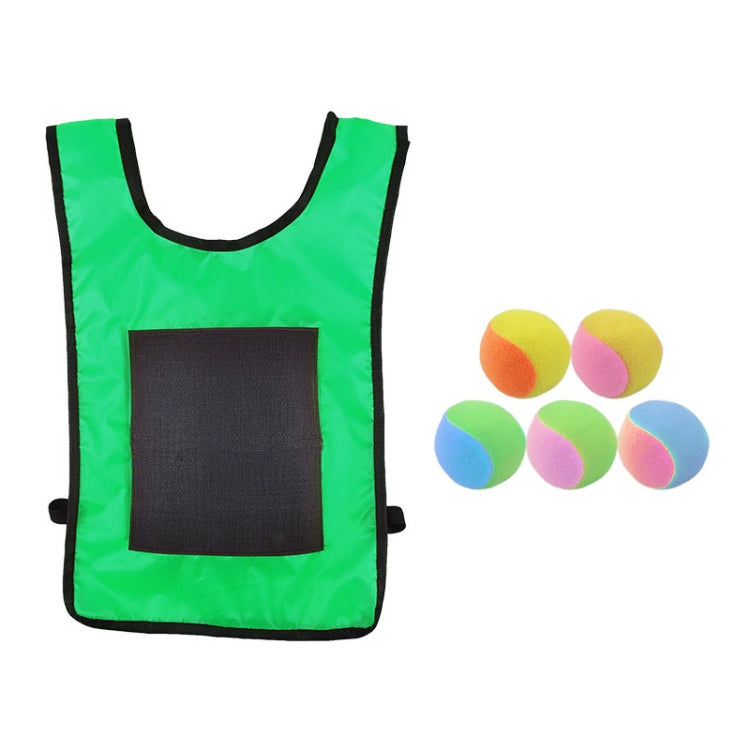 Children Dodgeball Vest For Parent-child Outdoor Games With 5 Balls Reluova