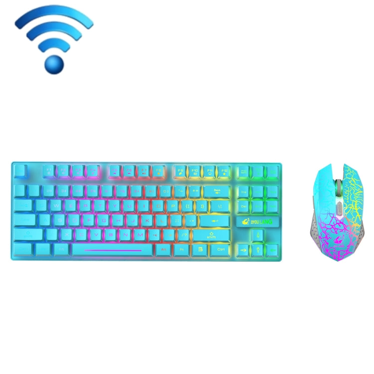 ZIYOU LANG T87 Gaming Luminous Wireless Keyboard and Mouse Set My Store